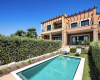Opens out onto the pool and garden area 